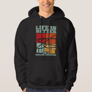 Achterbahn-Spaß für Vergnügungspark-Fans 1 Hoodie