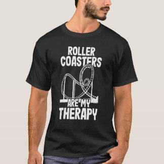 Achterbahn Vergnügungspark Jahrmarktsattraktion 5 T-Shirt