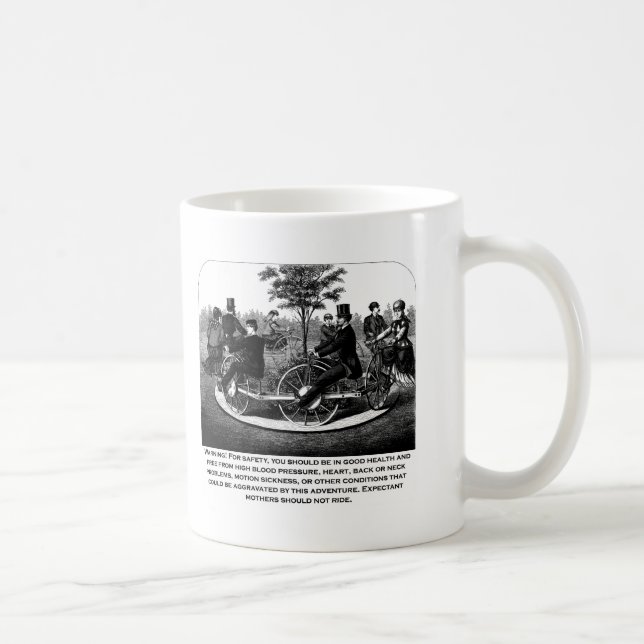 Achterbahnwarnung Kaffeetasse (Rechts)