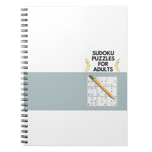 Achtsamer Sudoku: Puzzles einsetzen, um Yo zu schä Notizblock (Vorderseite)