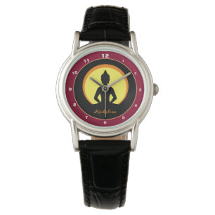 Achtsamkeit und Meditation Design Sehen Buddha /Mö Armbanduhr