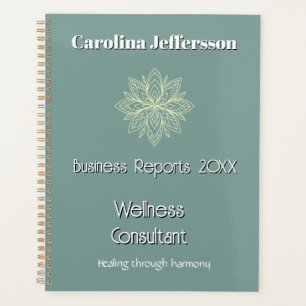 Achtsamkeit Wellness Consultant Zen Lotus Aquamari Planer