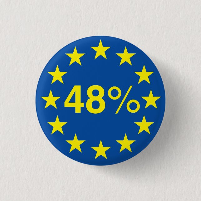 Achtundvierzig Prozent (kleines Knopf-Abzeichen) Button (Vorderseite)