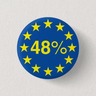 Achtundvierzig Prozent (kleines Knopf-Abzeichen) Button