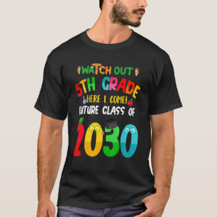 Achtung 5. Klasse, ich komme! Zukünftige Klasse 20 T-Shirt