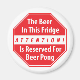 Achtung! Beer Pong Magnet