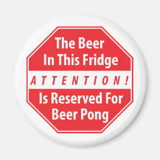 Achtung! Beer Pong Magnet