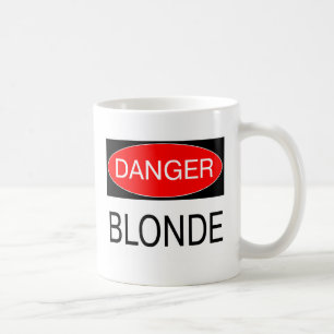Achtung - Blond Witziger Witz T-Shirt Tasse Hut Sc