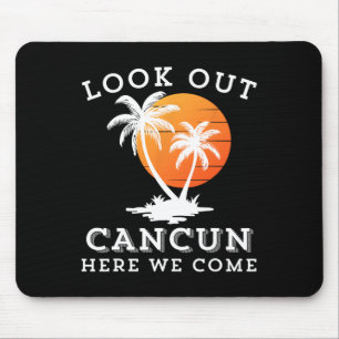 Achtung Cancun Mexiko wir kommen Urlaub Freund Mousepad