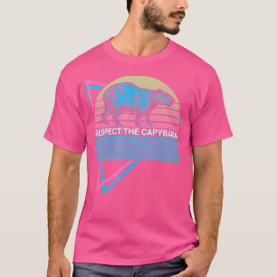 Achtung der Capybara Respekt vor der Capybara T-Shirt