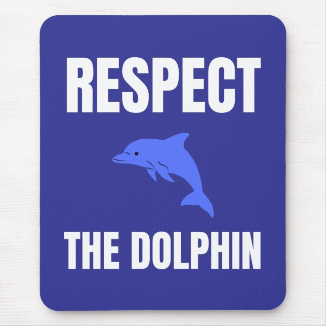 Achtung der Delphin Mousepad (Vorne)