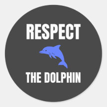 Achtung der Delphin