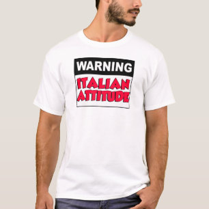 Achtung der italienischen Einstellung T-Shirt