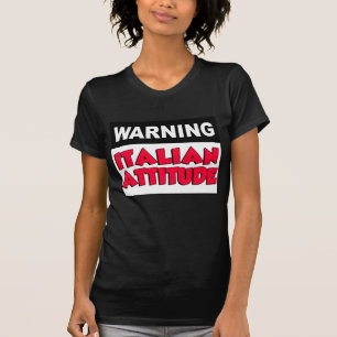 Achtung der italienischen Einstellung T-Shirt