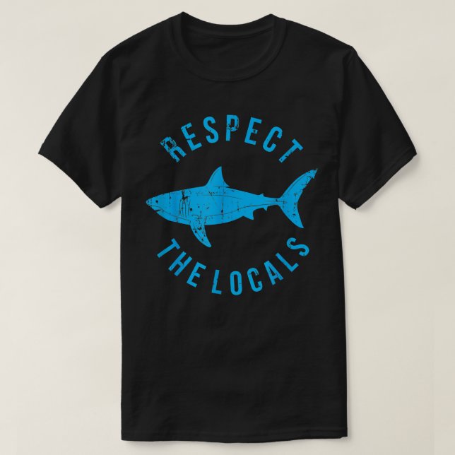 Achtung der Tierrechte von Haifischen T-Shirt (Design vorne)