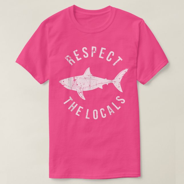 Achtung der Tierrechte von Haifischen T-Shirt (Design vorne)
