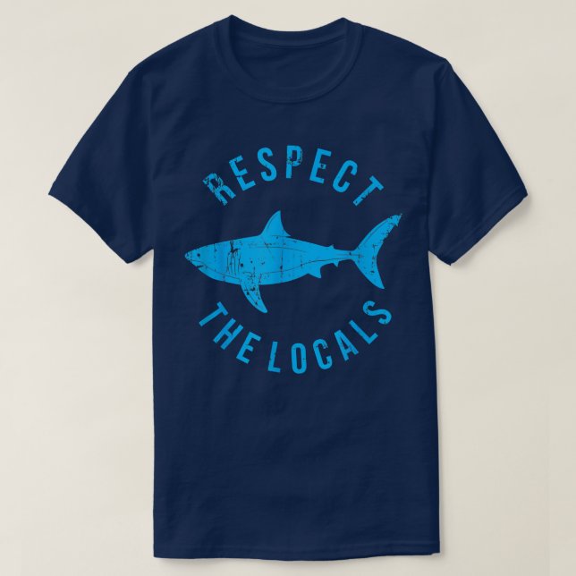 Achtung der Tierrechte von Haifischen T-Shirt (Design vorne)