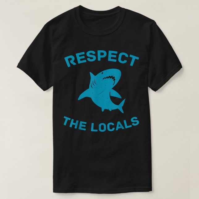 Achtung der Tierrechte von Haifischen T-Shirt (Design vorne)