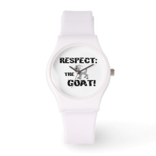 Achtung der Ziege Armbanduhr