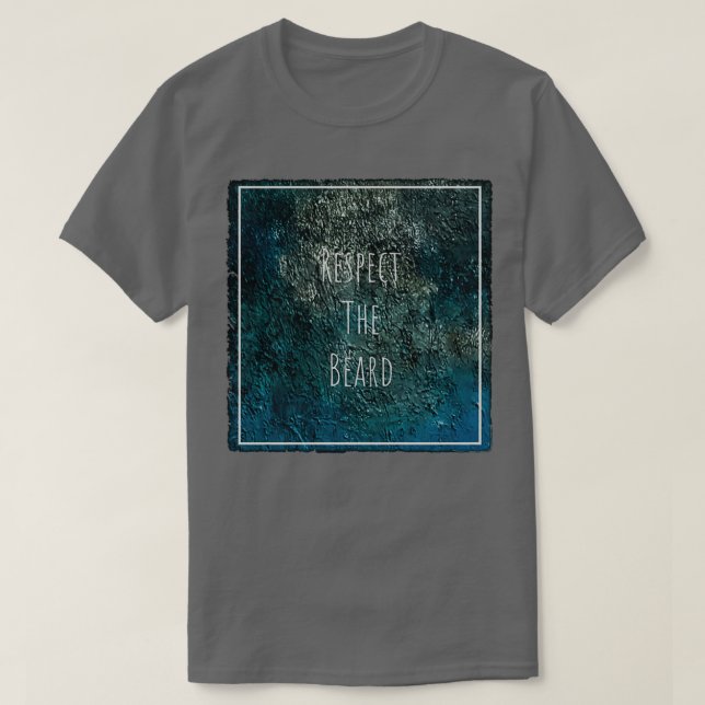 Achtung des Bärenwaldes und der Bart abstrakte Kun T-Shirt (Design vorne)