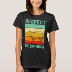 Achtung des Capybara Whisperer Wildtier T-Shirt