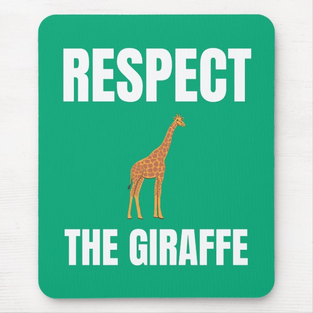 Achtung des Giraffen Mousepad (Vorne)