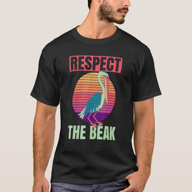 Achtung des Zitats eines Pelican Zookeeper T-Shirt (Vorderseite)