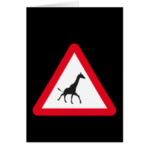 Achtung: Giraffe Crossing!