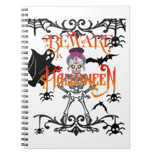 Achtung Halloween Notizblock