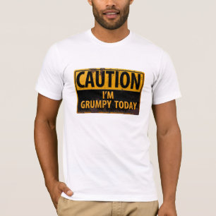 "ACHTUNG, ich bin heute gruselig" Zerstörter T - S T-Shirt