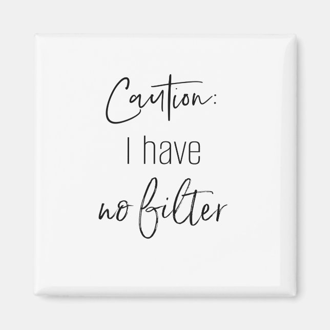 ACHTUNG: ICH HABE KEINEN FILTERmagnet Magnet (Vorne)