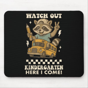 Achtung Kindergarten Ich Komme Waschbär Zurück Zu Mousepad