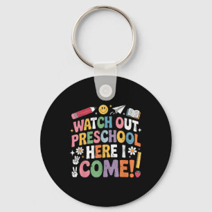 Achtung Kindergarten, ich komme Zurück zur Schulte Schlüsselanhänger