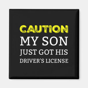Achtung Mein Sohn Hat Gerade Den Führerschein Gema Magnet