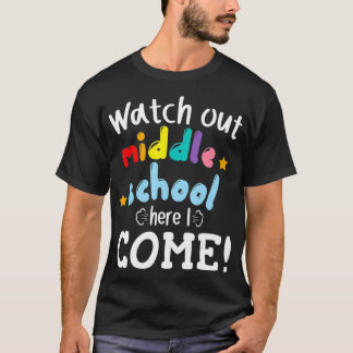 Achtung Mittelschule, ich komme Oberstufenschüler T-Shirt