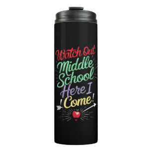 Achtung Mittelschule jetzt komme ich Schule Thermosbecher
