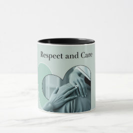 Achtung Pflegefreundlichkeit Positivität Inspirati Tasse