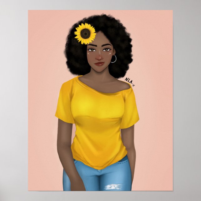 Achtung und Schutz der schwarzen Frau Poster (Vorne)