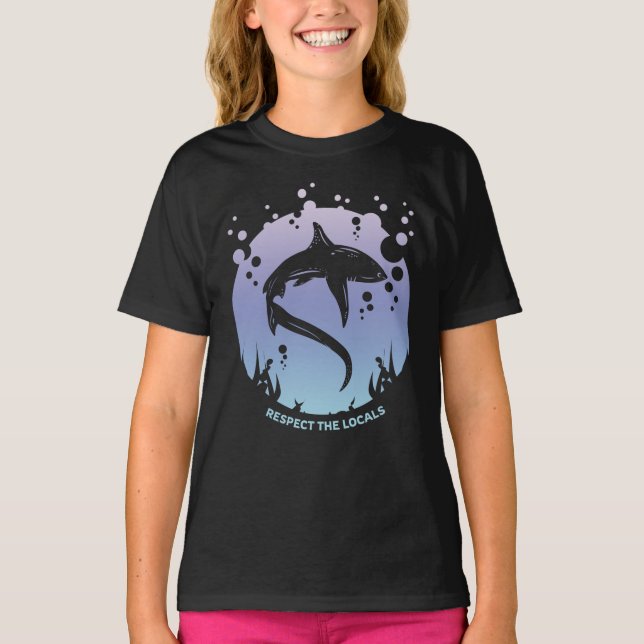 Achtung vor den Einheimischen - Sensibilisierung f T-Shirt (Vorderseite)