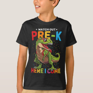 Achtung Vorkindergarten Ich Komme Dinosaurier Fähr T-Shirt