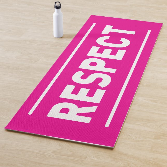 Achtung Yogamatte (Beispiel)