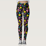 Achtzig Schwarz und Retro Leggings<br><div class="desc">Funny,  bunt Geburtstags-Leggings und für coole,  radikale,  bodacious,  tubuläre und phantastische Yoga- und Trainingsfans. Das Muster der 1980er Jahre macht ein lustiges und retro Thema für das Mädchen oder die Frau der Jahrtausende.</div>
