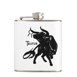 Achtzig Taurus der Bull Zodiac Flachmann