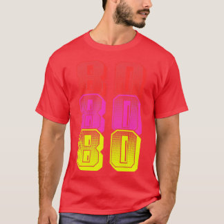 Achtzig Vintager 80er T-Shirt