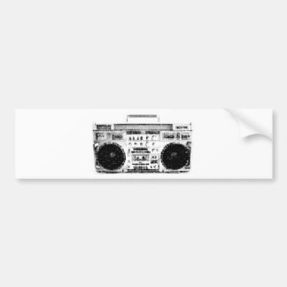 Achtzigerjahre Boombox Autoaufkleber