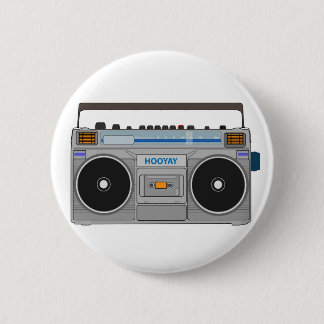Achtzigerjahre BOOMBOX/GETTO BLÄSER Button