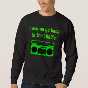 Achtzigerjahre boombox - SWEATSHIRT - M