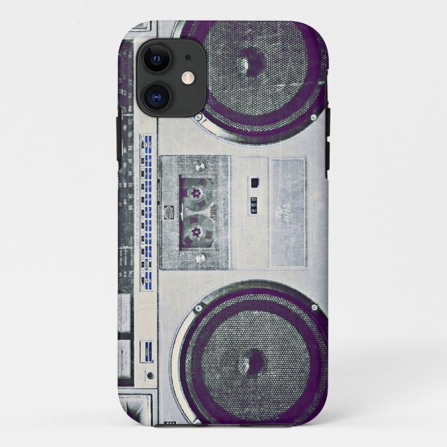 Achtzigerjahre Gettobläser Case-Mate iPhone Hülle (Rückseite)