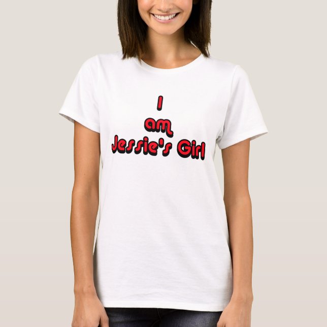Achtzigerjahre - ich bin Jessies Mädchen T-Shirt (Vorderseite)