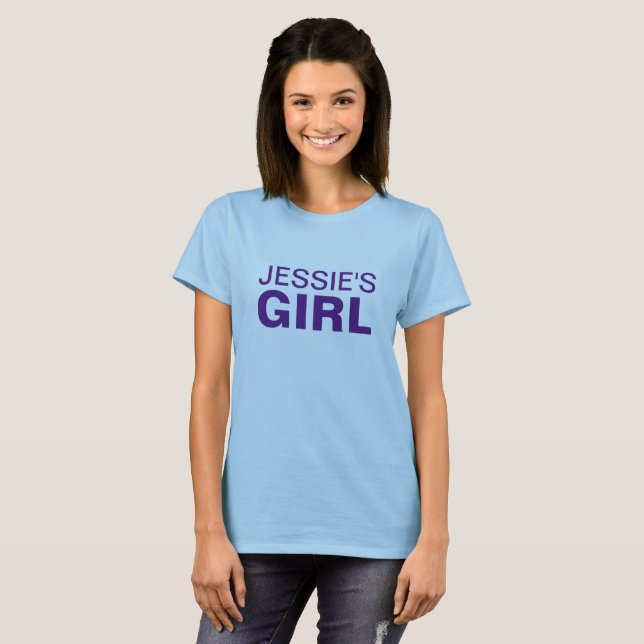 Achtzigerjahre Jessies Mädchen T-Shirt (Vorne ganz)